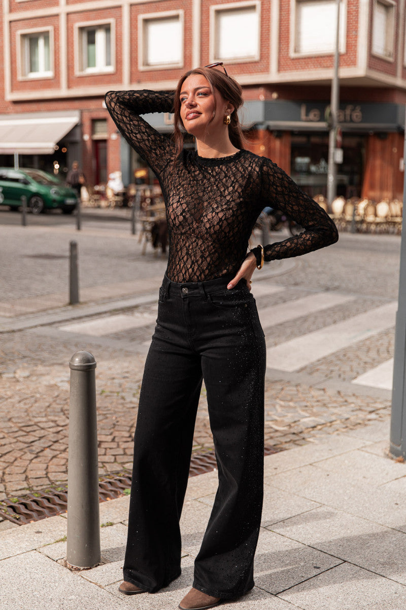 CARLA Noir - Body Dentelle