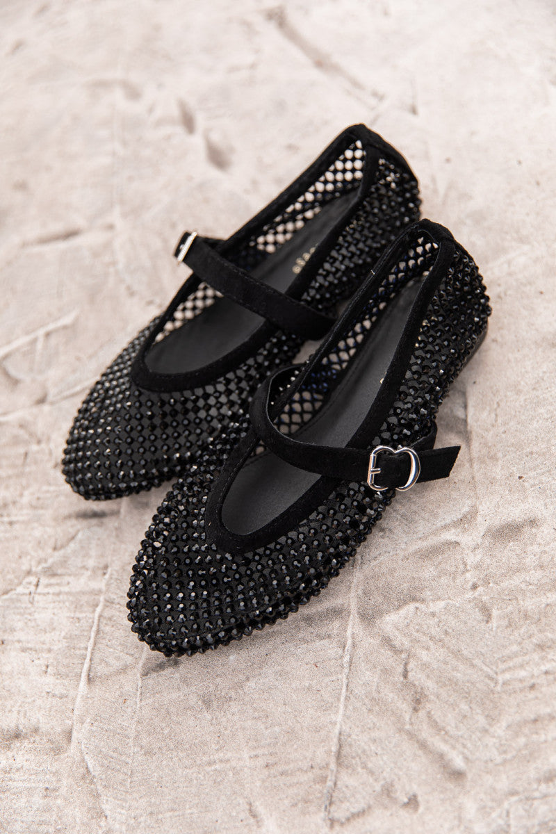 CÉLINA Noires - Ballerines Sequins