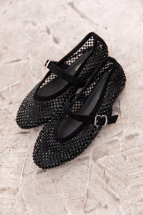 CÉLINA Noires - Ballerines Sequins