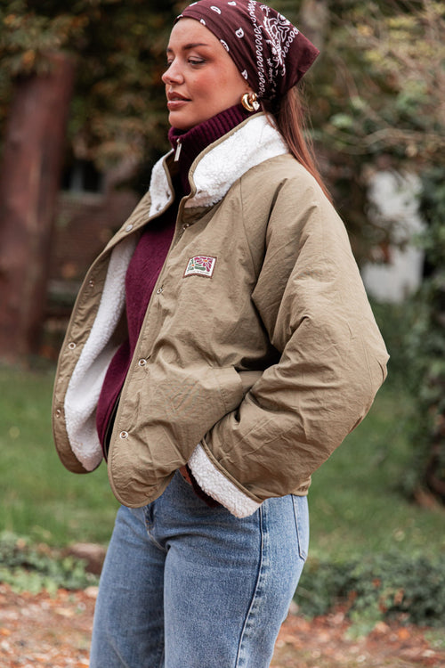 CLOUD Kaki - Veste Réversible