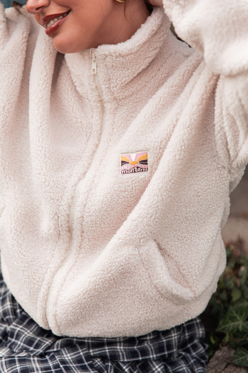 DOUDOU Beige - Gilet Moumoute