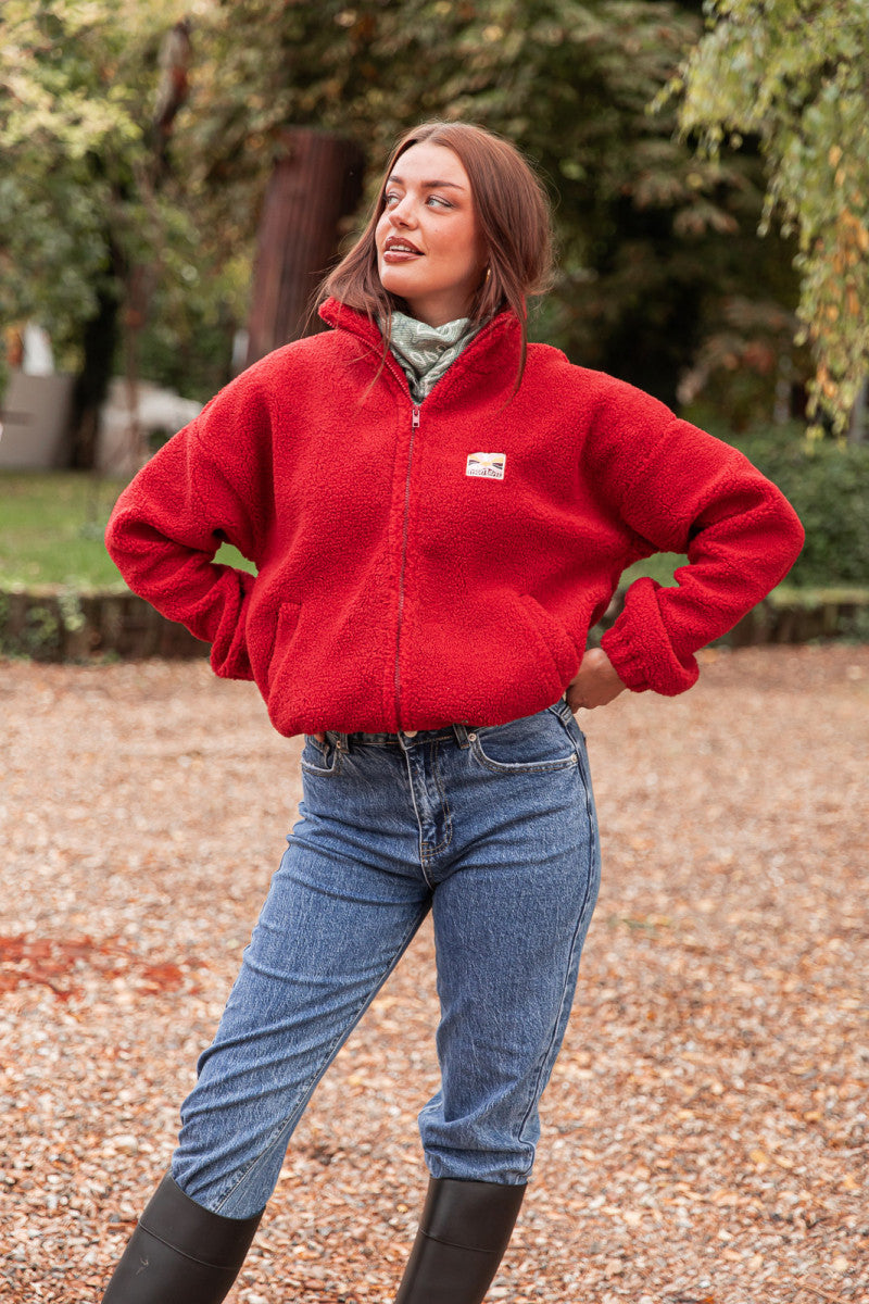DOUDOU Rouge - Gilet Moumoute