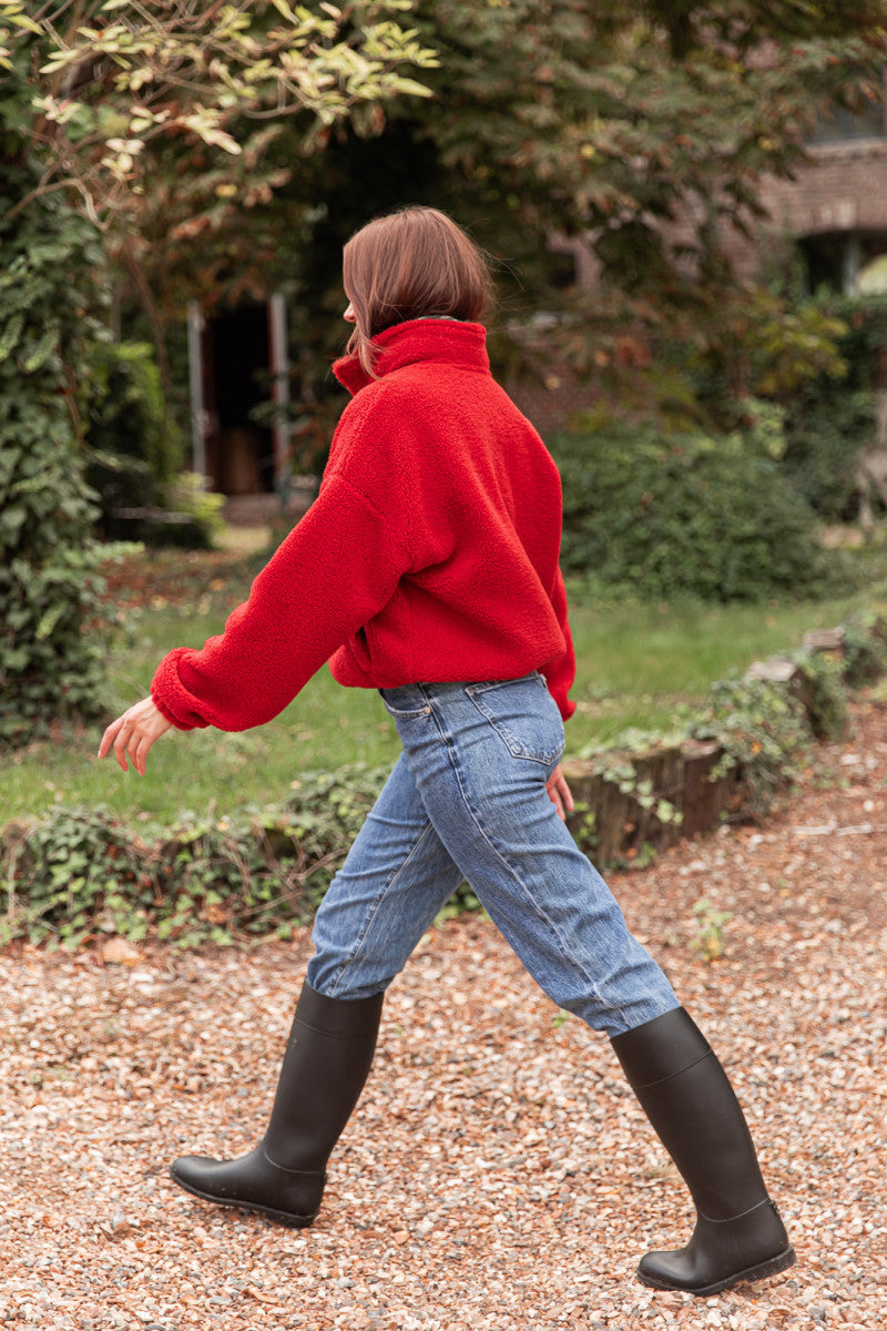 DOUDOU Rouge - Gilet Moumoute