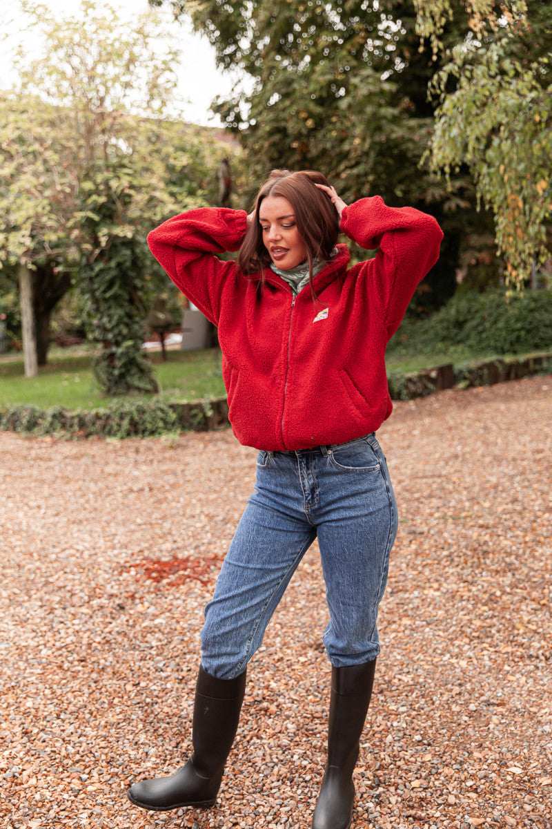 DOUDOU Rouge - Gilet Moumoute