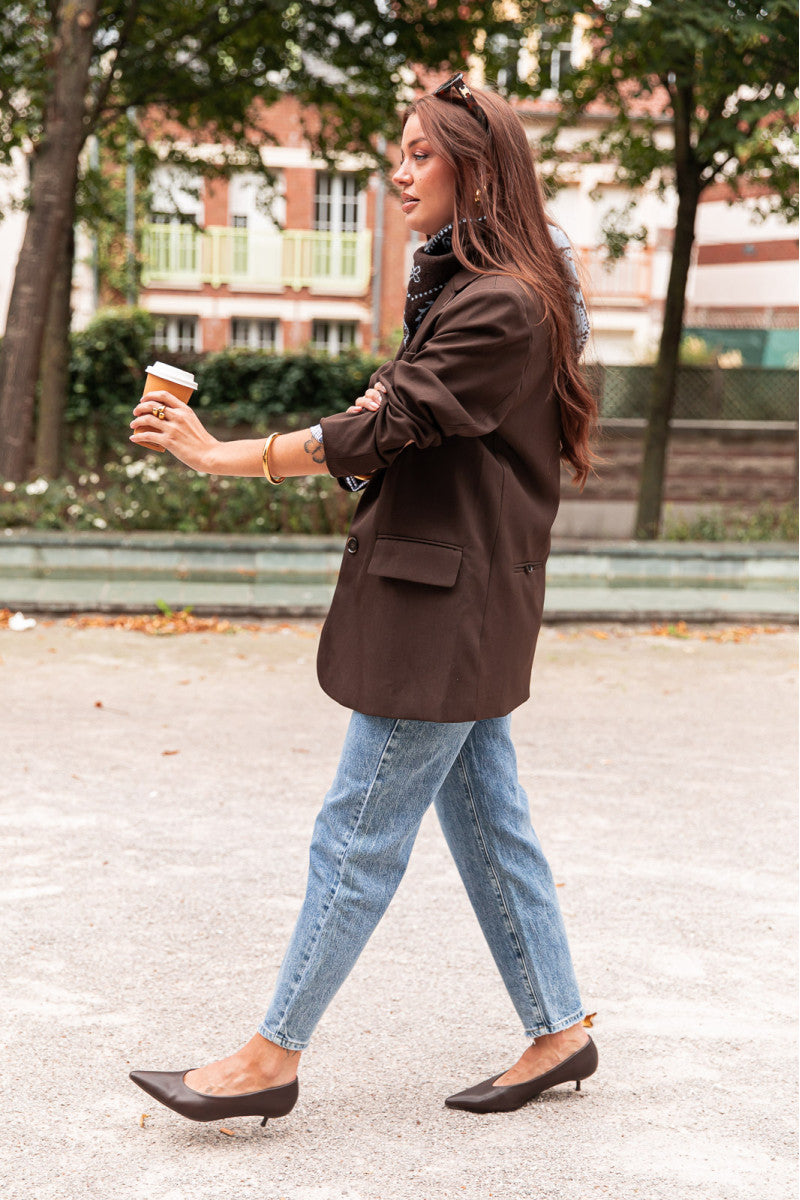 ESTÈVE Chocolat - Blazer Oversize