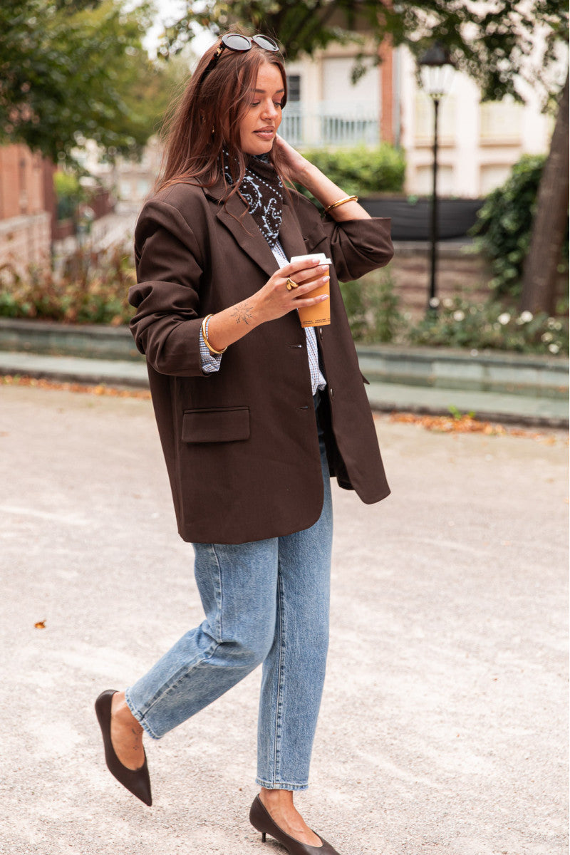 ESTÈVE Chocolat - Blazer Oversize