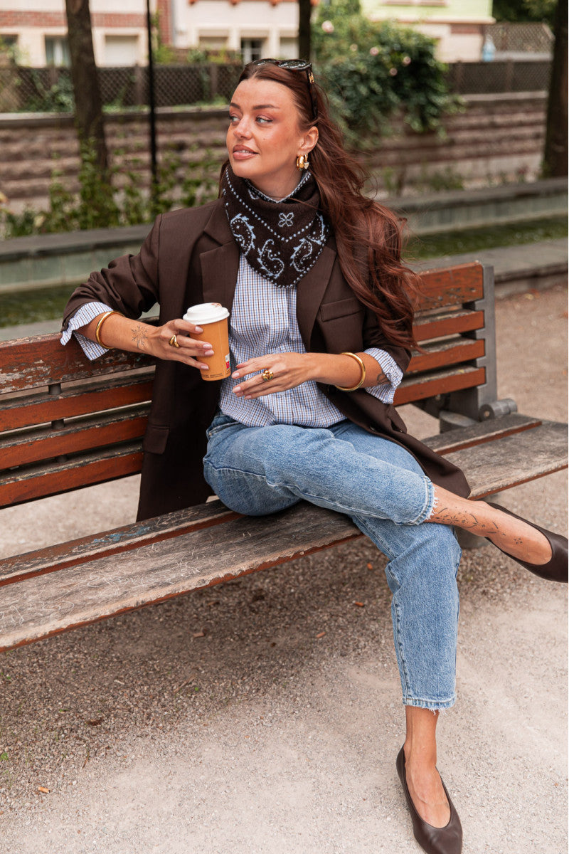 ESTÈVE Chocolat - Blazer Oversize