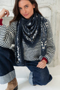 GAT Bleu Marine - Écharpe Bandana