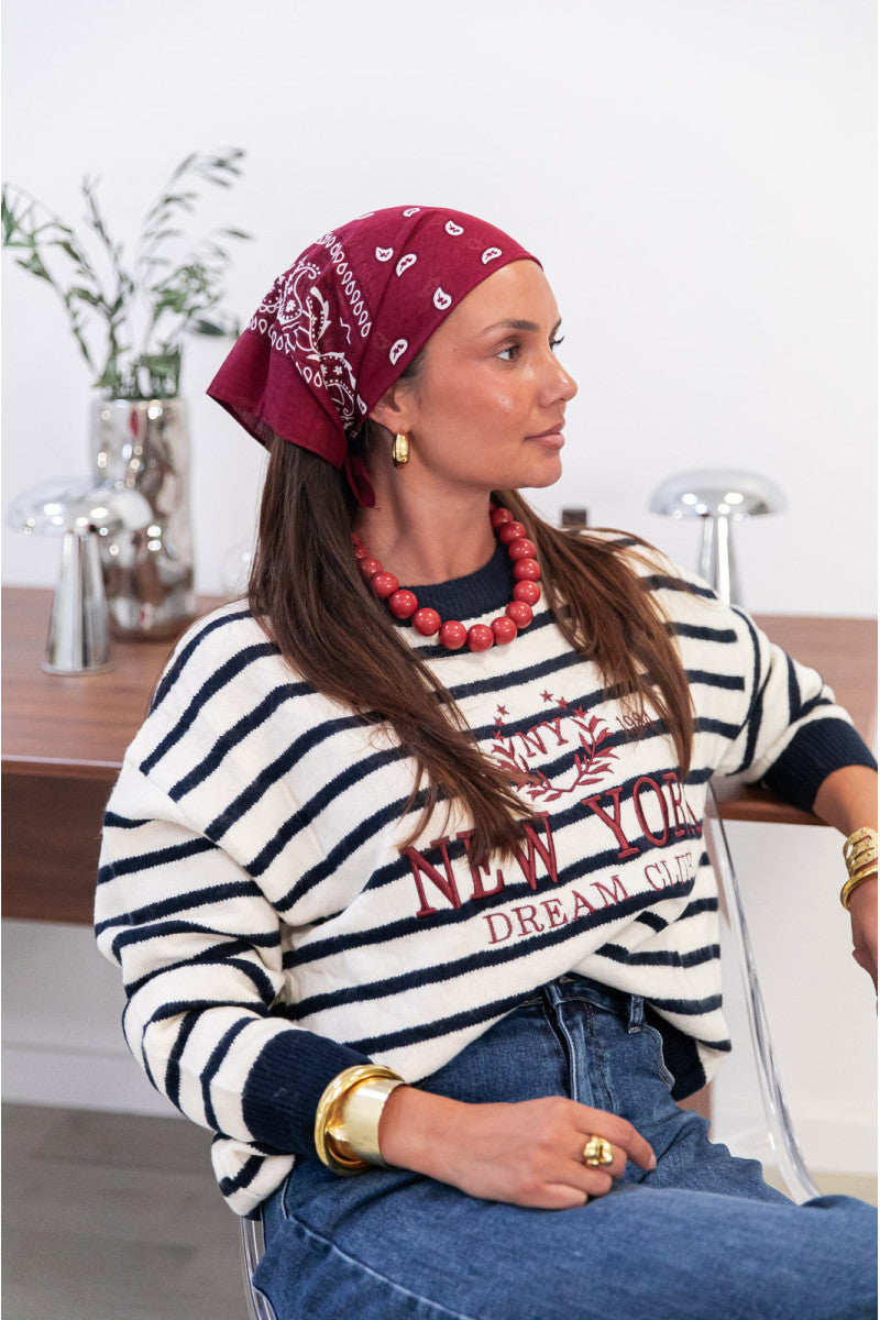 ILIO Bordeaux - Foulard Bandana