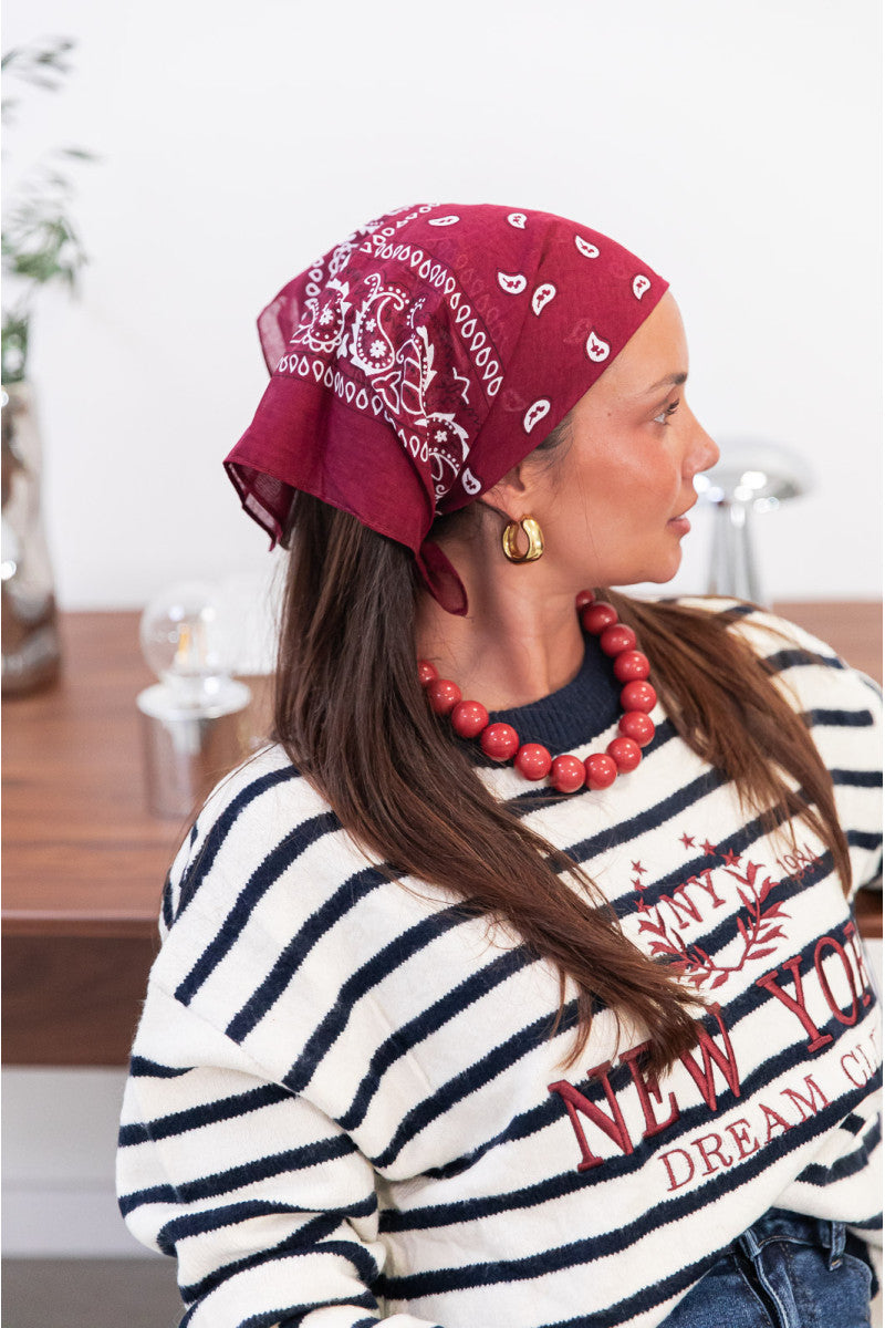 ILIO Bordeaux - Foulard Bandana