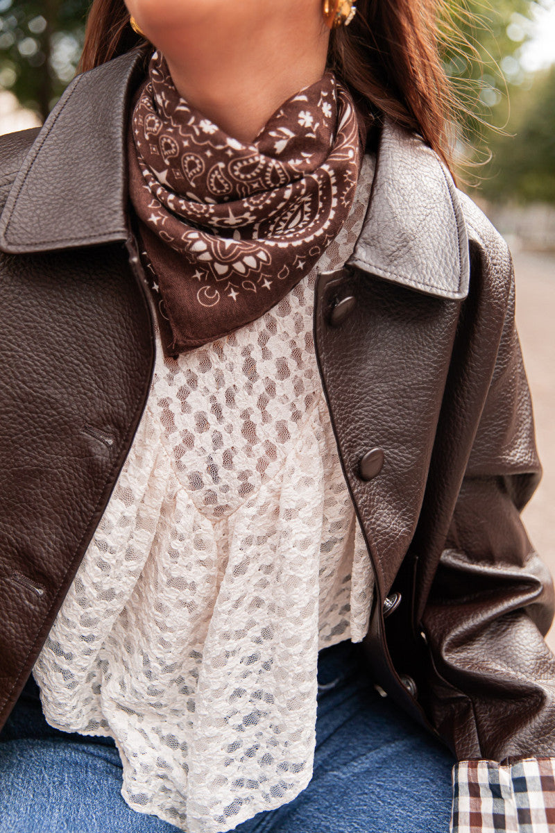 ILLIÈS Chocolat - Foulard Bandana
