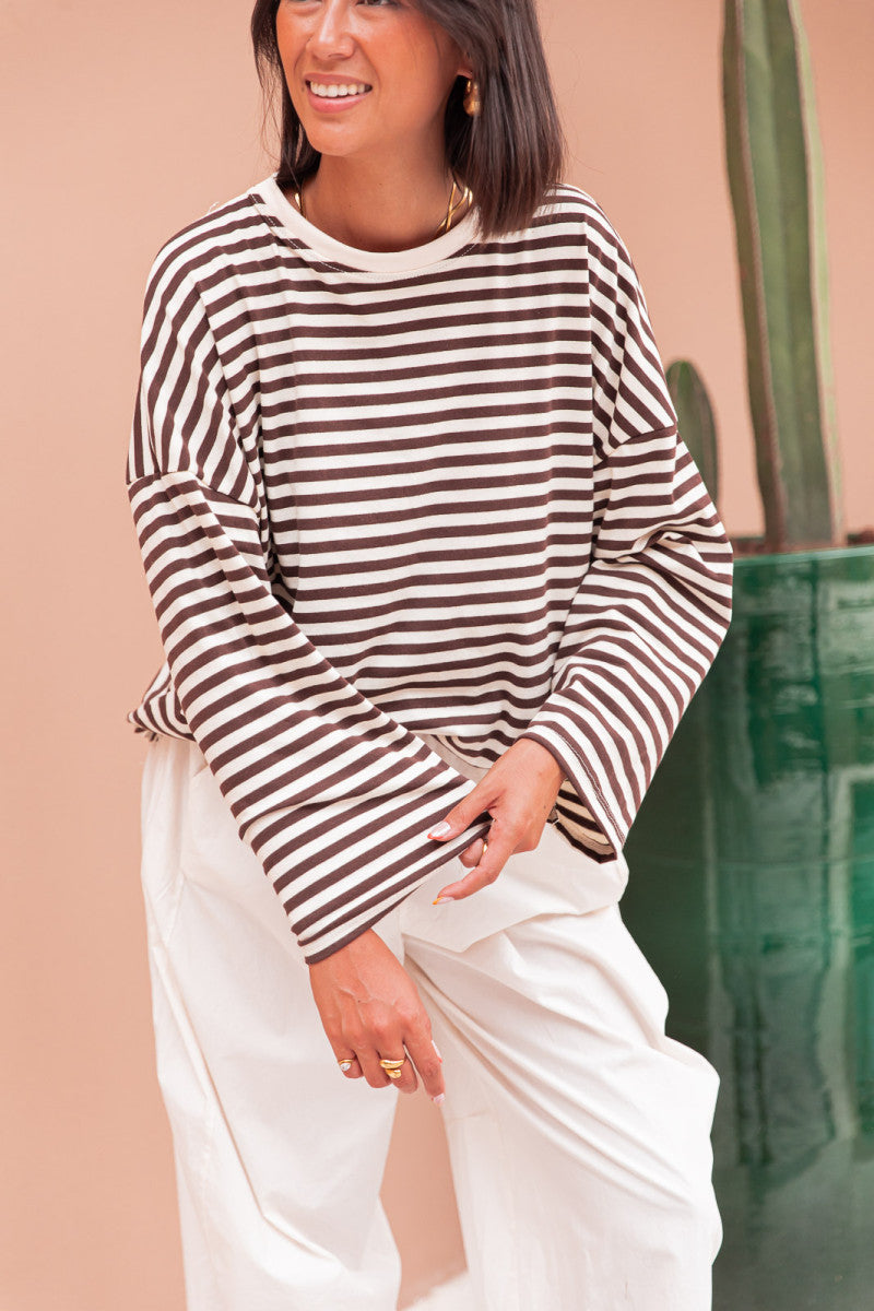 ISIA Écru/Choco - Top Oversize