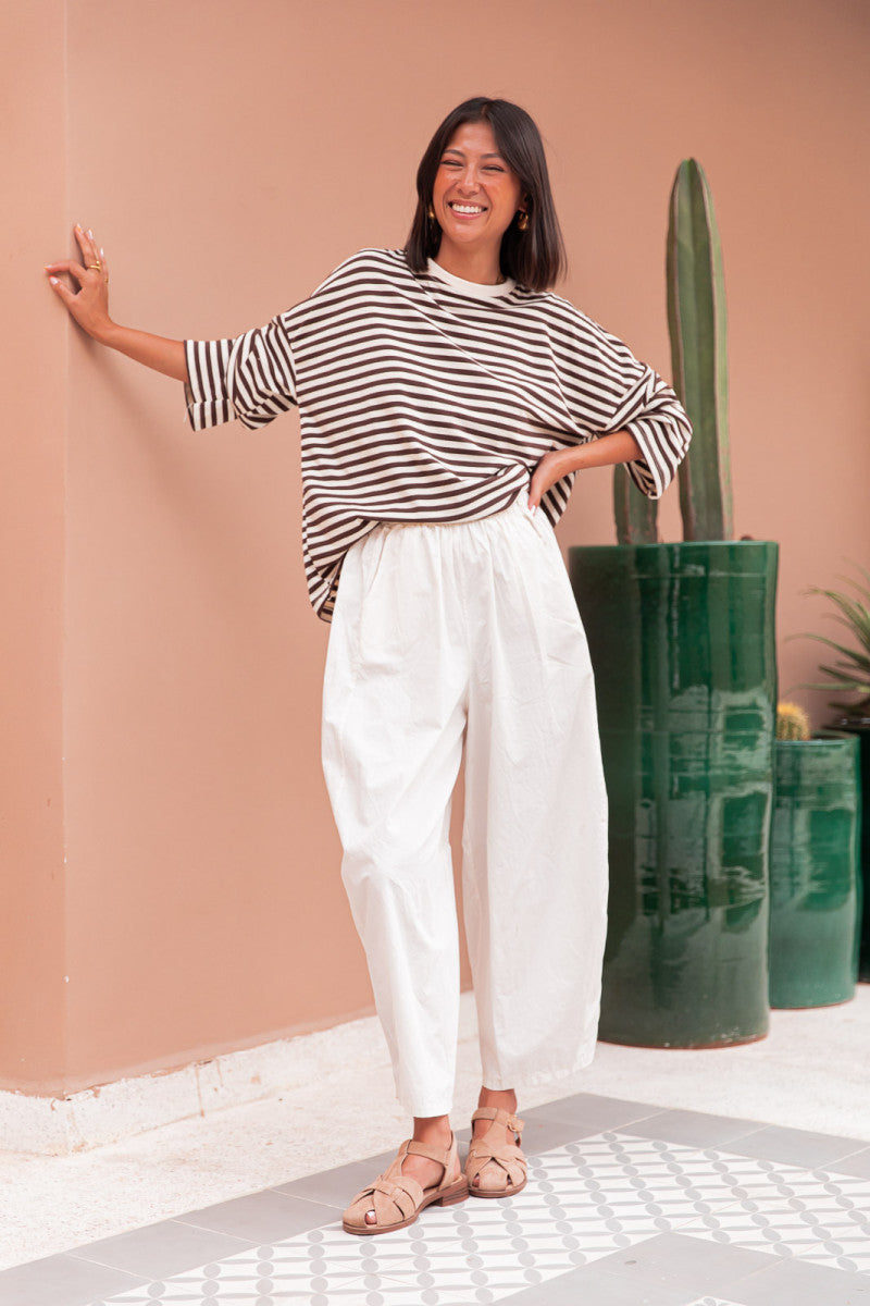 ISIA Écru/Choco - Top Oversize