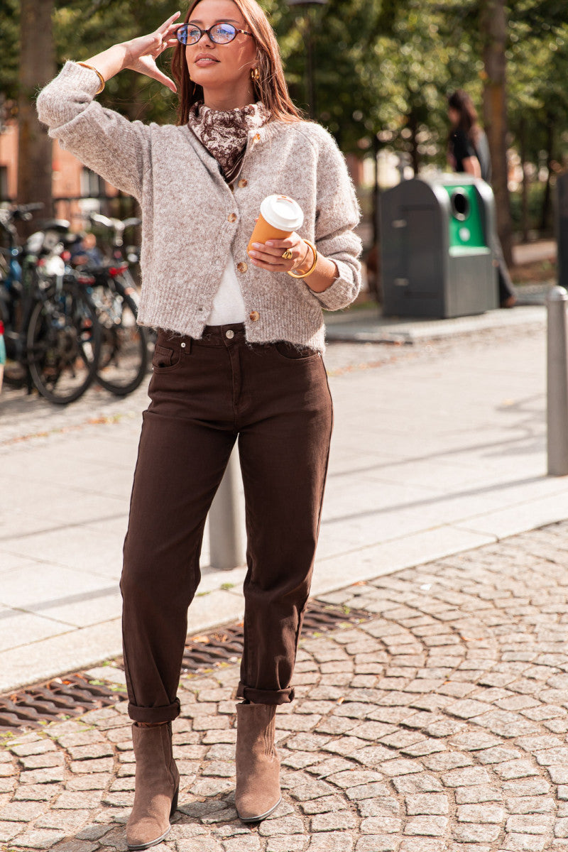 MATTIAS Chocolat - Jean Mom