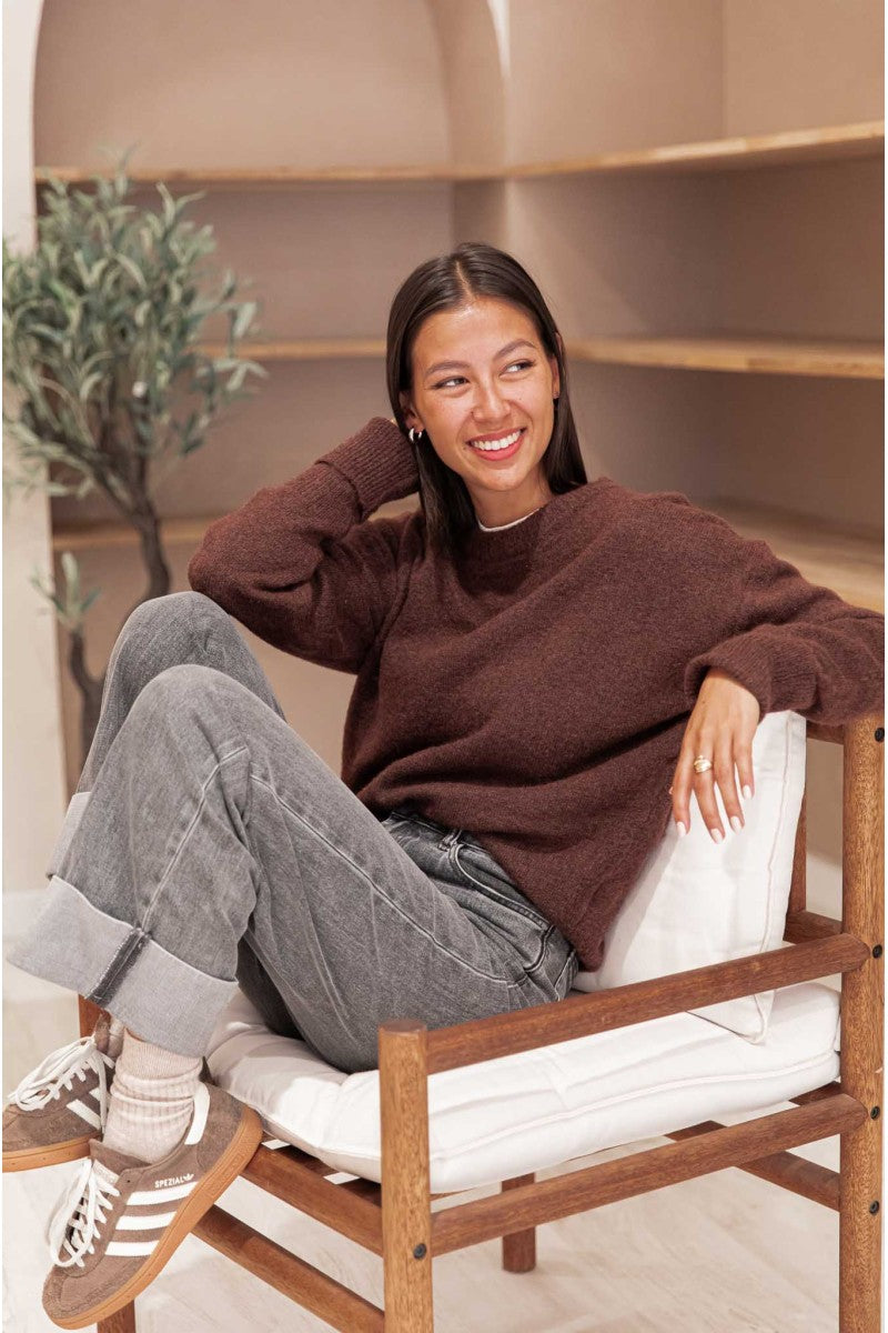 MOELLEUX Chocolat - Pull Doux