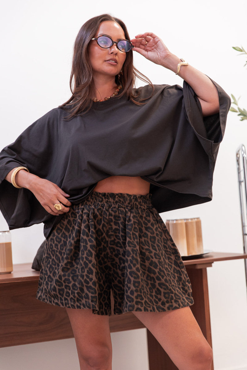 NORIA Chocolat - T-Shirt Oversize