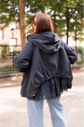 PENNY Bleu Marine - Parka Dentelle