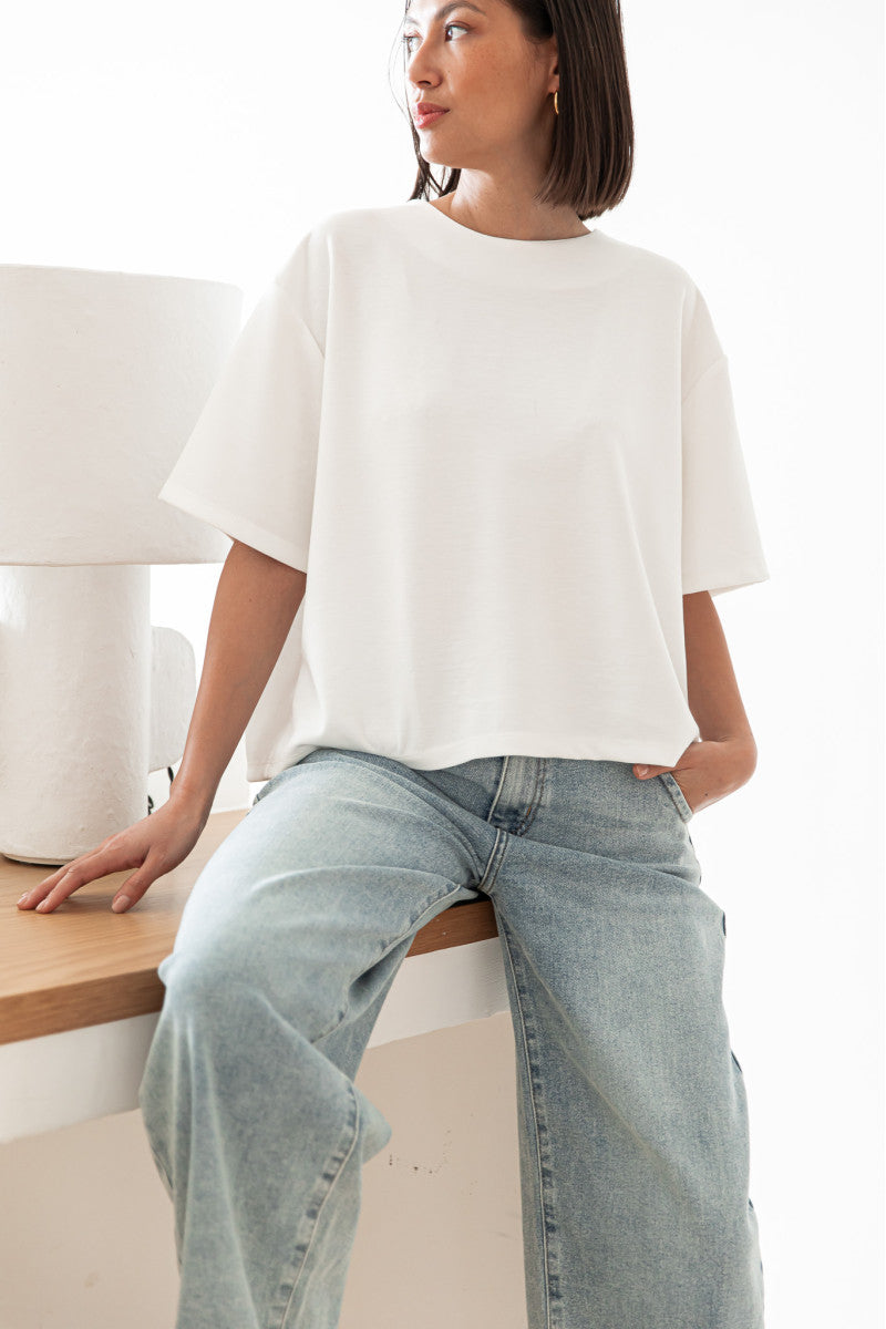 PETER Blanc - Le T-Shirt Parfait