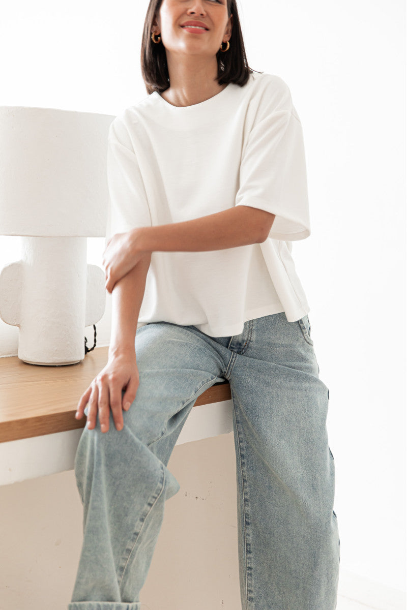 PETER Blanc - Le T-Shirt Parfait