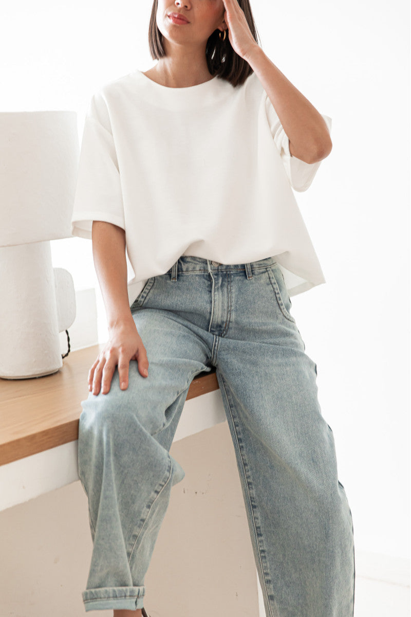 PETER Blanc - Le T-Shirt Parfait