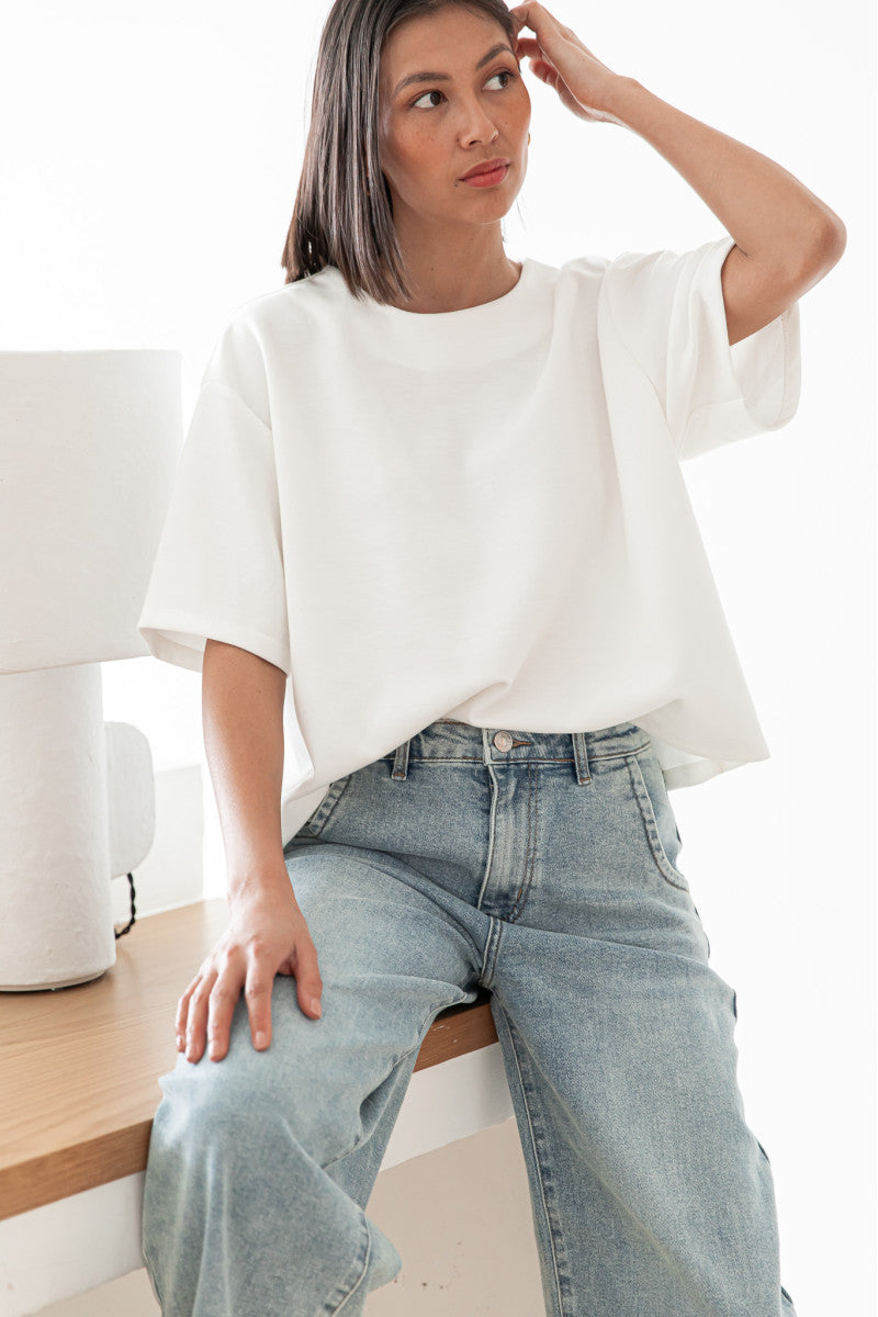 PETER Blanc - Le T-Shirt Parfait