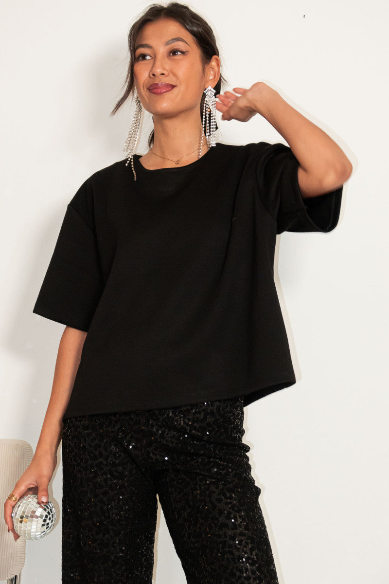 PETER Noir - Le T-Shirt Parfait
