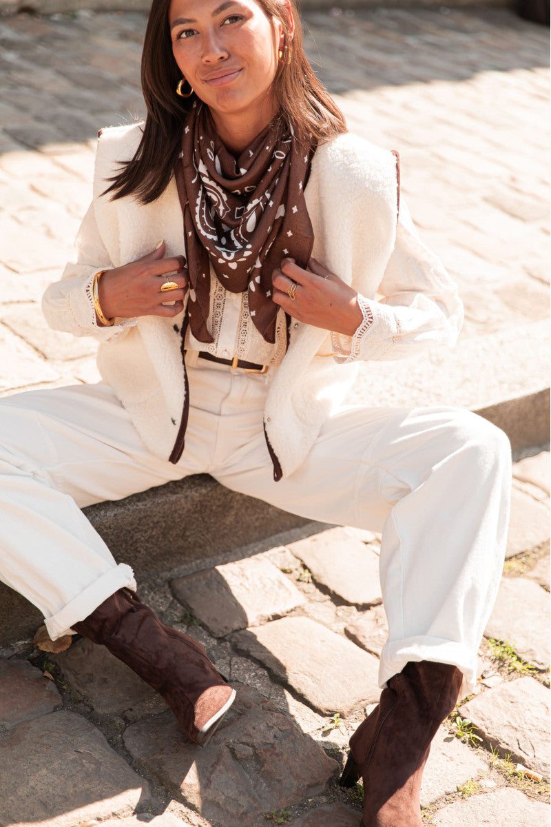 ROB Chocolat - Foulard Carré