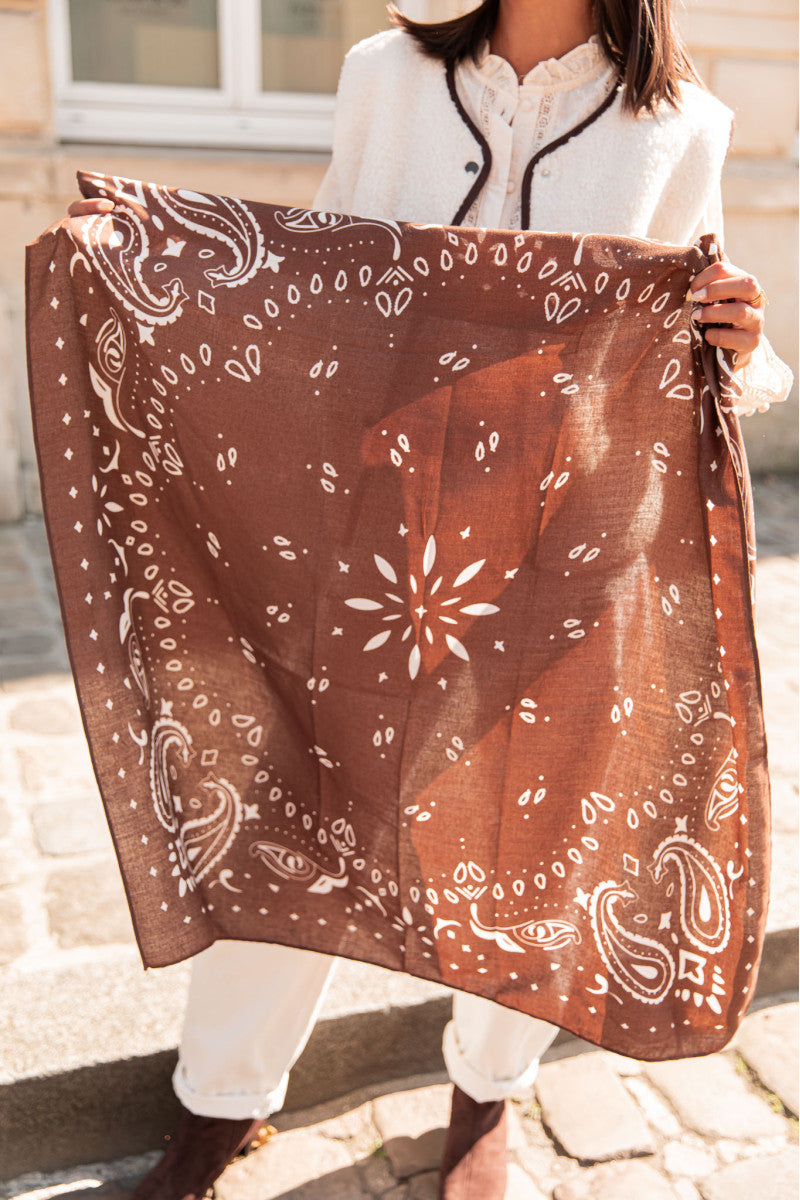 ROB Chocolat - Foulard Carré