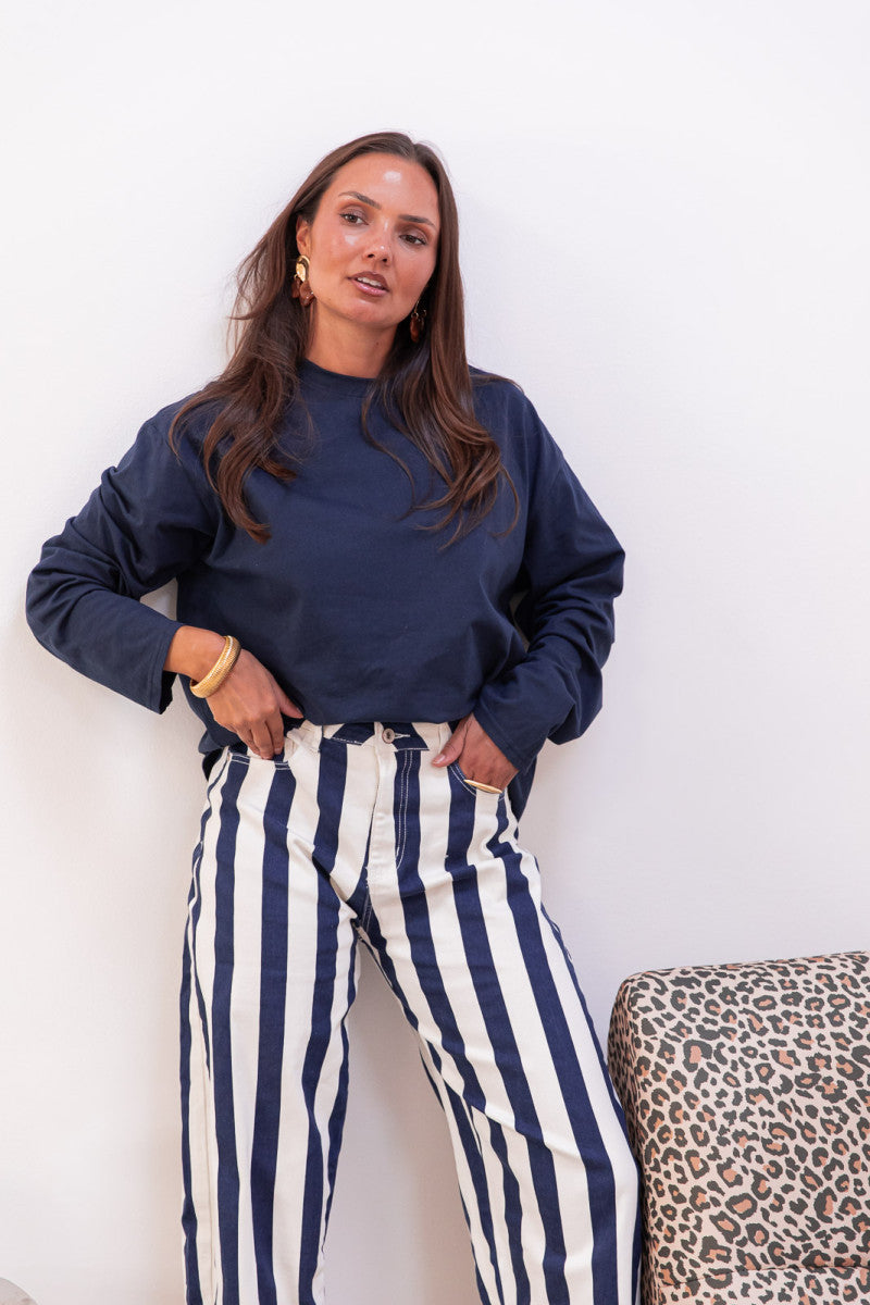 VÉRA Bleu - T-Shirt Oversize