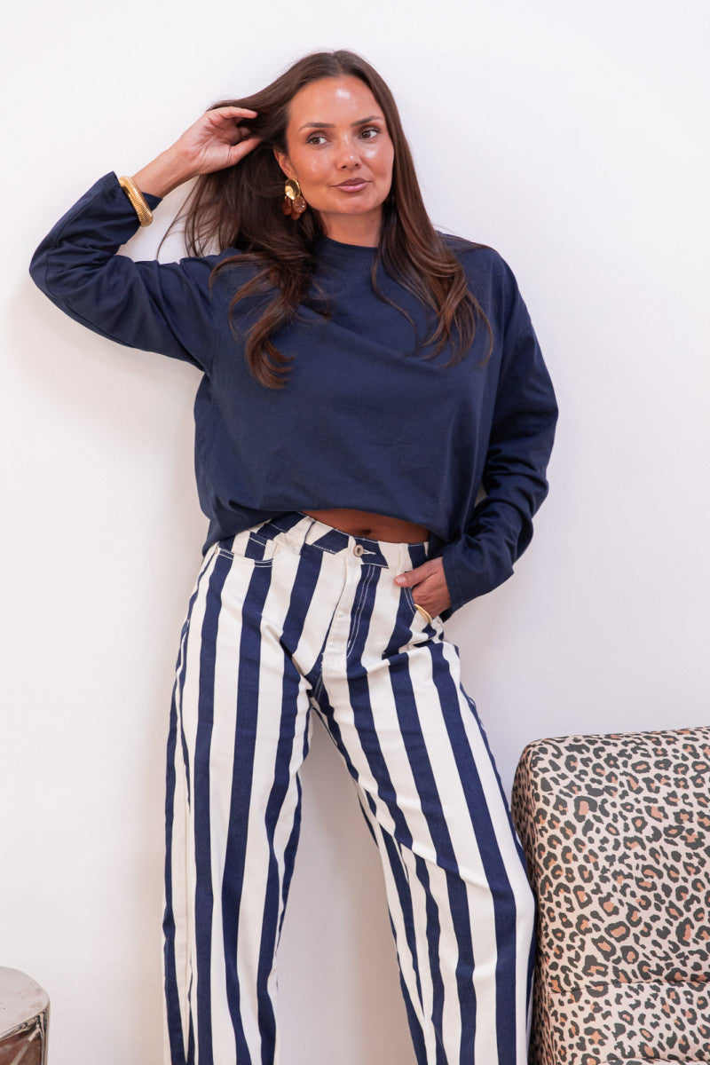 VÉRA Bleu - T-Shirt Oversize