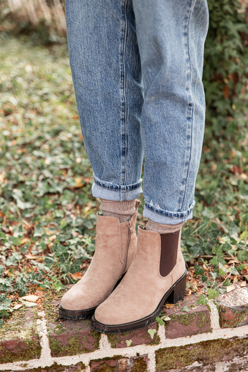 WALKER Beige - Boots Chelsea