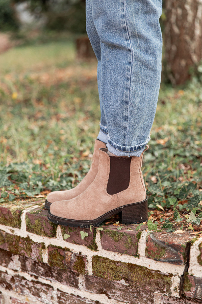 WALKER Beige - Boots Chelsea